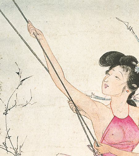 松潘县-胡也佛的仕女画和最知名的金瓶梅秘戏图